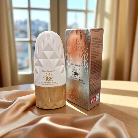 Kiss Beauty SPF 90+ PA+++ ļoti augstas aizsardzības saules krēms
